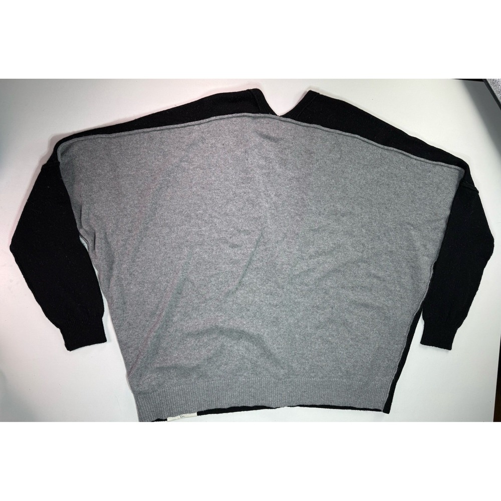 We The Free People Essential Cardi‎ Oversized Cardigan XL Black & Grey NWT - Picture 2 of 10